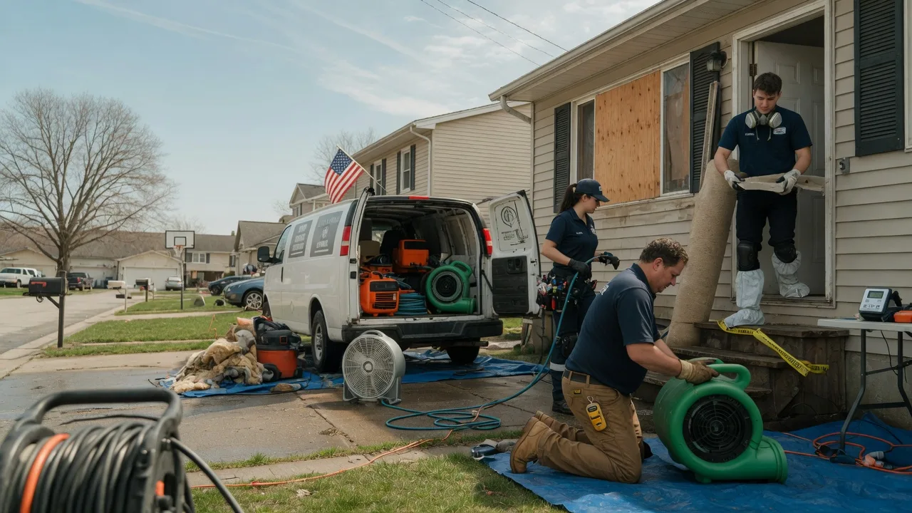 Water Damage Restoration in Pontiac, MO near me